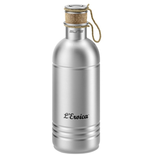 Eroica aluminium bottle with cork stopper 600 ml