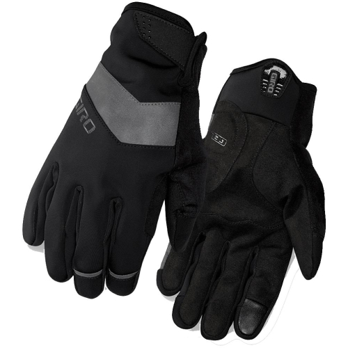 GIRO AMBIENT SOFT SHELL CYCLING GLOVES 2016: BLACK S
