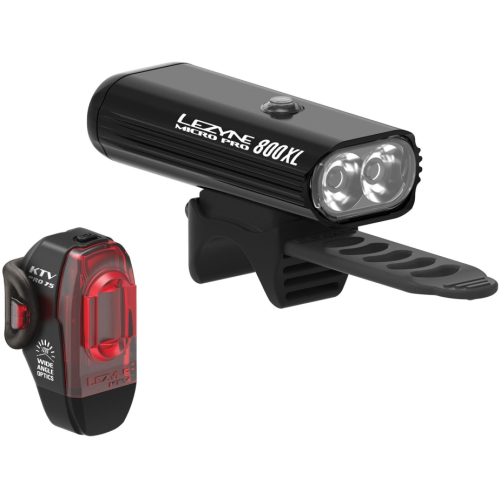 Lezyne - LED Micro Pro 800XL/KTV Pro - Pair - Black