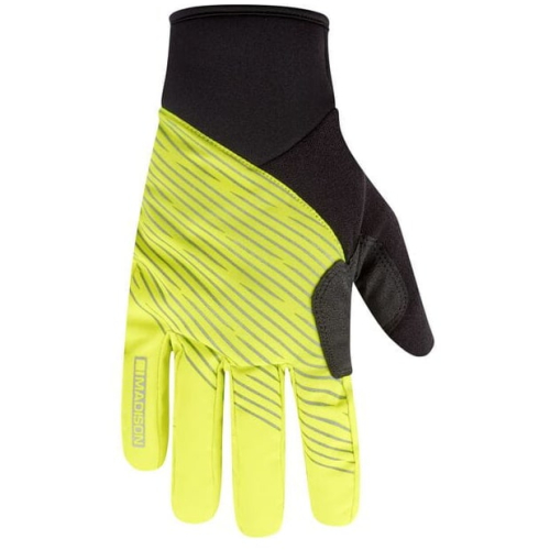 Stellar Reflective Waterproof Thermal Gloves black  hiviz yellow  medium