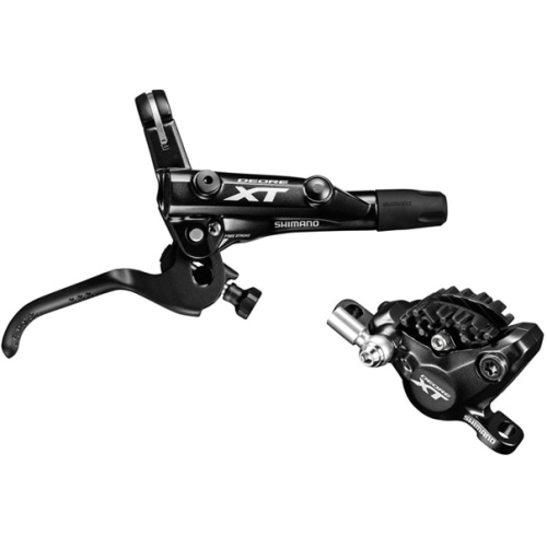 BR-M8000 XT bled I-spec-II compatible brake lever and calliper, front right