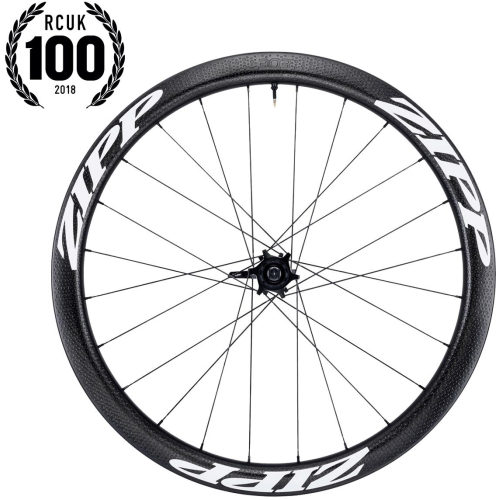 ZIPP 303 FIRECREST TUBELESS DISC BRAKE 177D REAR 24 SPOKES 10/11 SPEED, CONVERTIBLE INCLUDES- QUICK RELEASE & 12X135/142MM THROUGH AXLE CAPS: WHITE DECALS 700C SRAM/SHIMANO